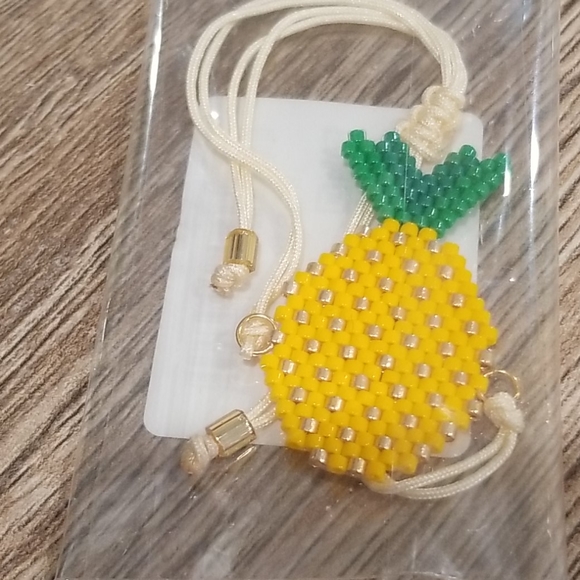 Cute pineapple miyuki bracelet - Picture 2 of 2